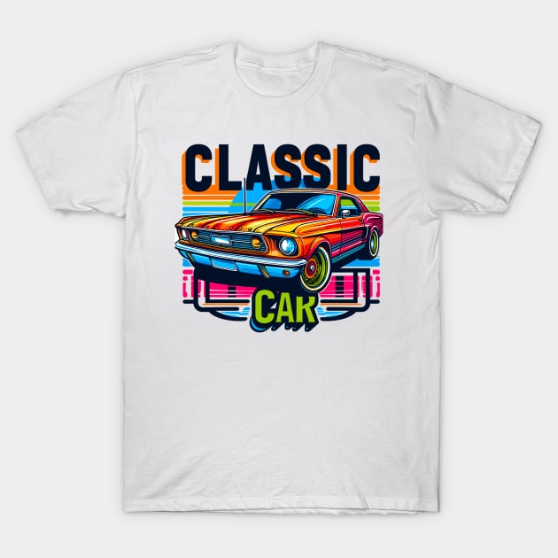 Classic Car T-Shirt by Vehicles-Art